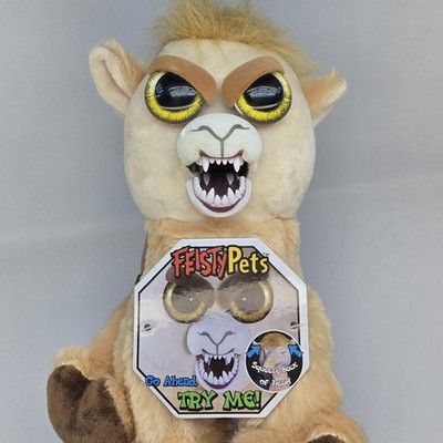 Feisty Pets Angry Llama Plush Toy Squeeze Face Transforming Stuffed Animal
