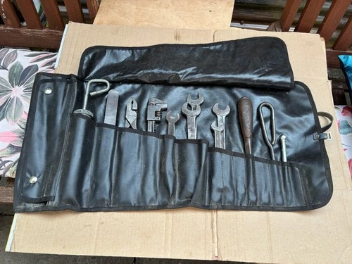 Land Rover Series  1 And 2 Tool Kit In Old  Tool Roll, Vintage, Land Rover,