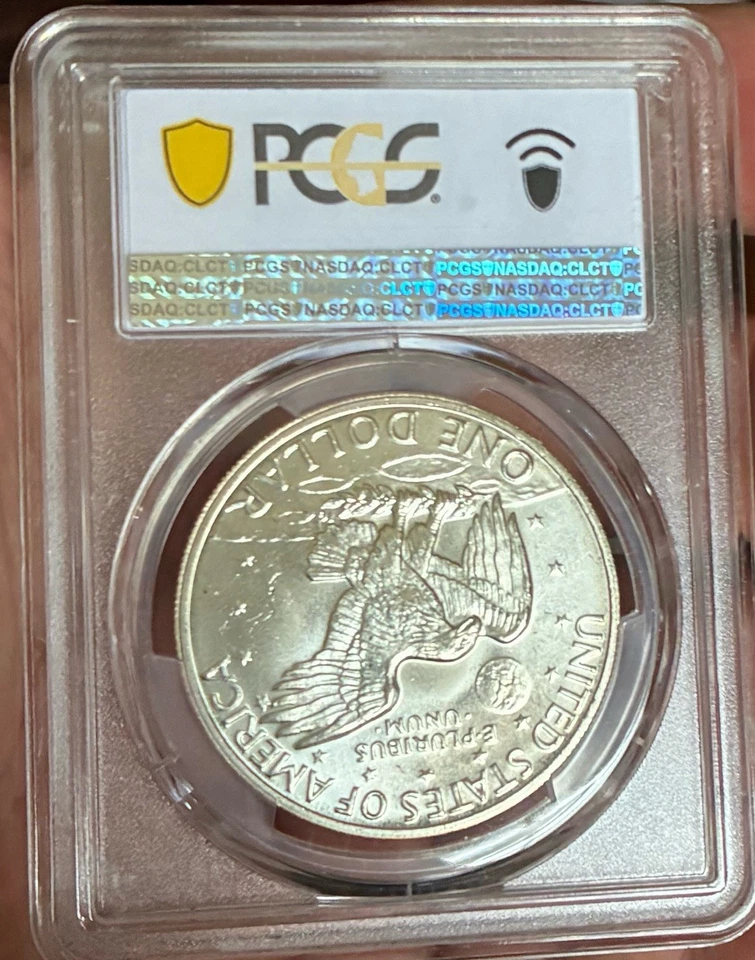 1972-S IKE Eisenhower $1 SILVER PCGS MS68 “Great Eye Appeal “￼ - Image 2 of 2