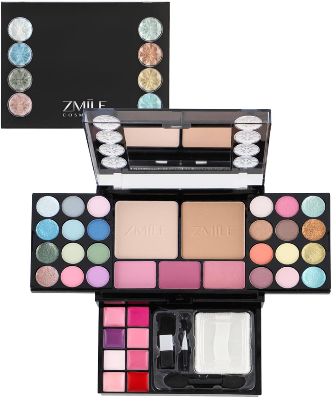 Tavolozza Trucco 'Diamonds', Cosmetici Vegan, Nero