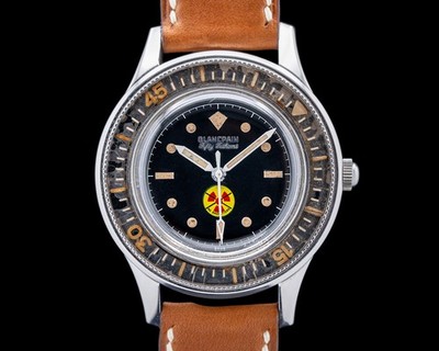 Blancpain Fifty Fathoms Aqualung No Radiation 41MM Black Circa 1965