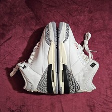 Air Jordan 3 Retro Mid White Cement Reimagined DM0967-100 3.5Y No Box