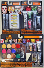 Happy Halloween Deluxe Makeup Kit and 2 Additional Kits Lot of 3 items New  