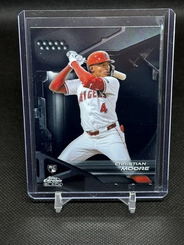 2026 Topps Chrome Black Christian Moore Base (Raw)
