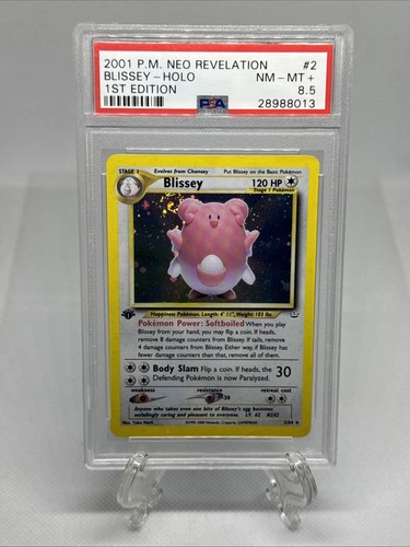 Blissey (1st Edition) graded PSA 8.5 for sale on eBay