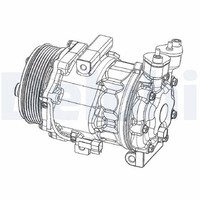 Kompressor Klimaanlage Delphi CS20351 12V FüR Ford Transit Bus V363 FCD FDD FED