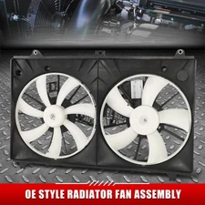 For 13-15 Lexus GS350 3.5L 6Cyl Engine OE Style Radiator Cooling Fan Assembly