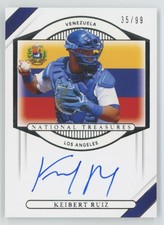 Keibert Ruiz 2021 Panini National Treasures International Auto /99 #IT-KR Los