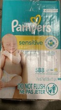 Pampers Baby Wipes Sensitive Perfume Fragrance Free 7X Refills - 588 Count