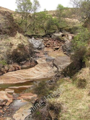 Photo 6x4 Baranlongart Burn Achahoish The burn is almost empty. Just upst c2010