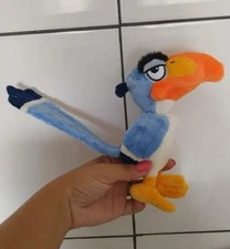 Disney  the Lion King ZAZU 20cm Rare Bean Bag Plush Doll Stuffed Toy Gifts