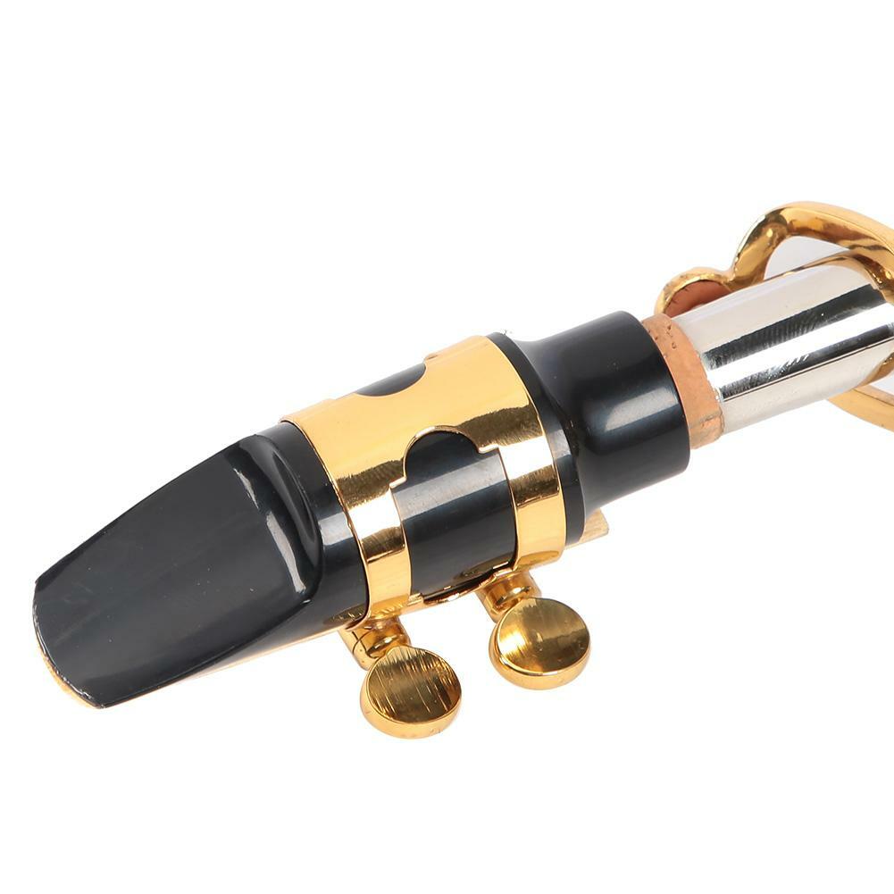 Professional Soprano Straight Saxophone Silver Plated Tube Gold Key Sax