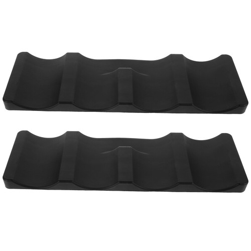 2 Pcs Wine Bottle Mat Juice Drinks Bottles Soda Tray Beverage Storage Mats