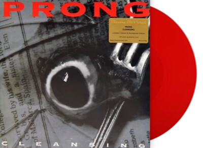 PRONG CLEANSING LP *EU* AUDIOPHILE RED CLEAR VINYL NUMBERED 500 COPIES !! New