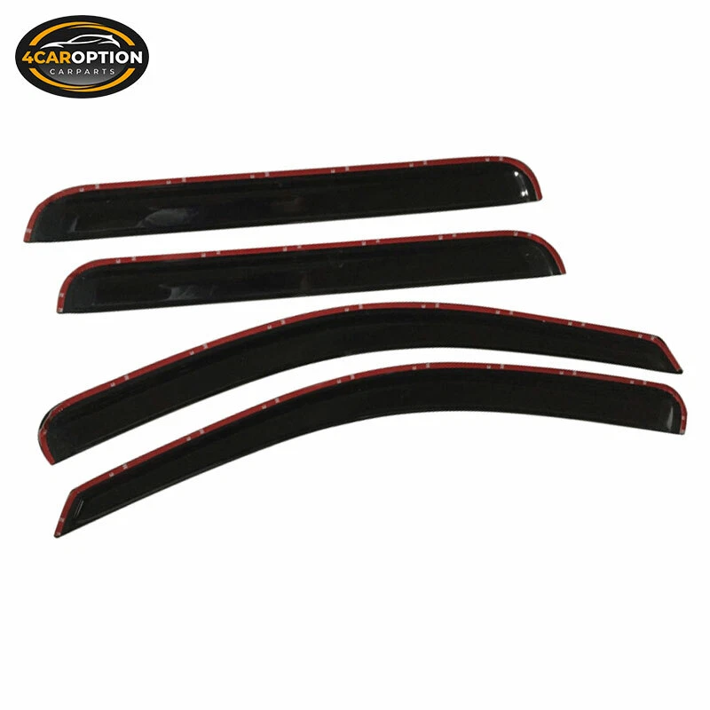 For 05-10 Jeep Grand Cherokee Window Visors Rain Sun Guard Vent 4Pc Set Foto 4 de 4