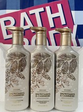 3 New SNOWFLAKES     CASHMERE CLEANSING GEL HAND SOAP BATH  BODY WORKS