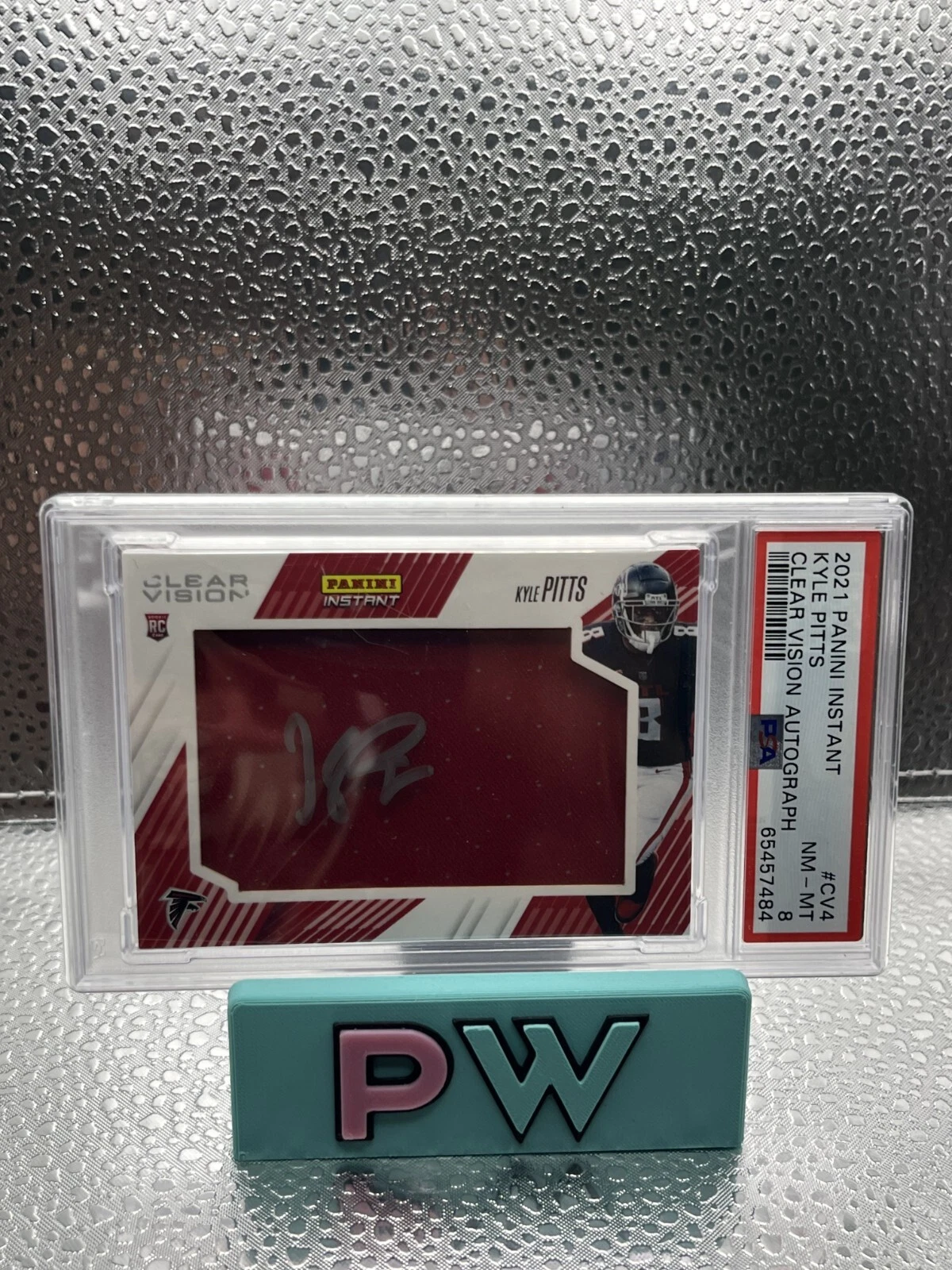 Kyle Pitts Panini Instant Clear Vision Autographs #CV4 Base