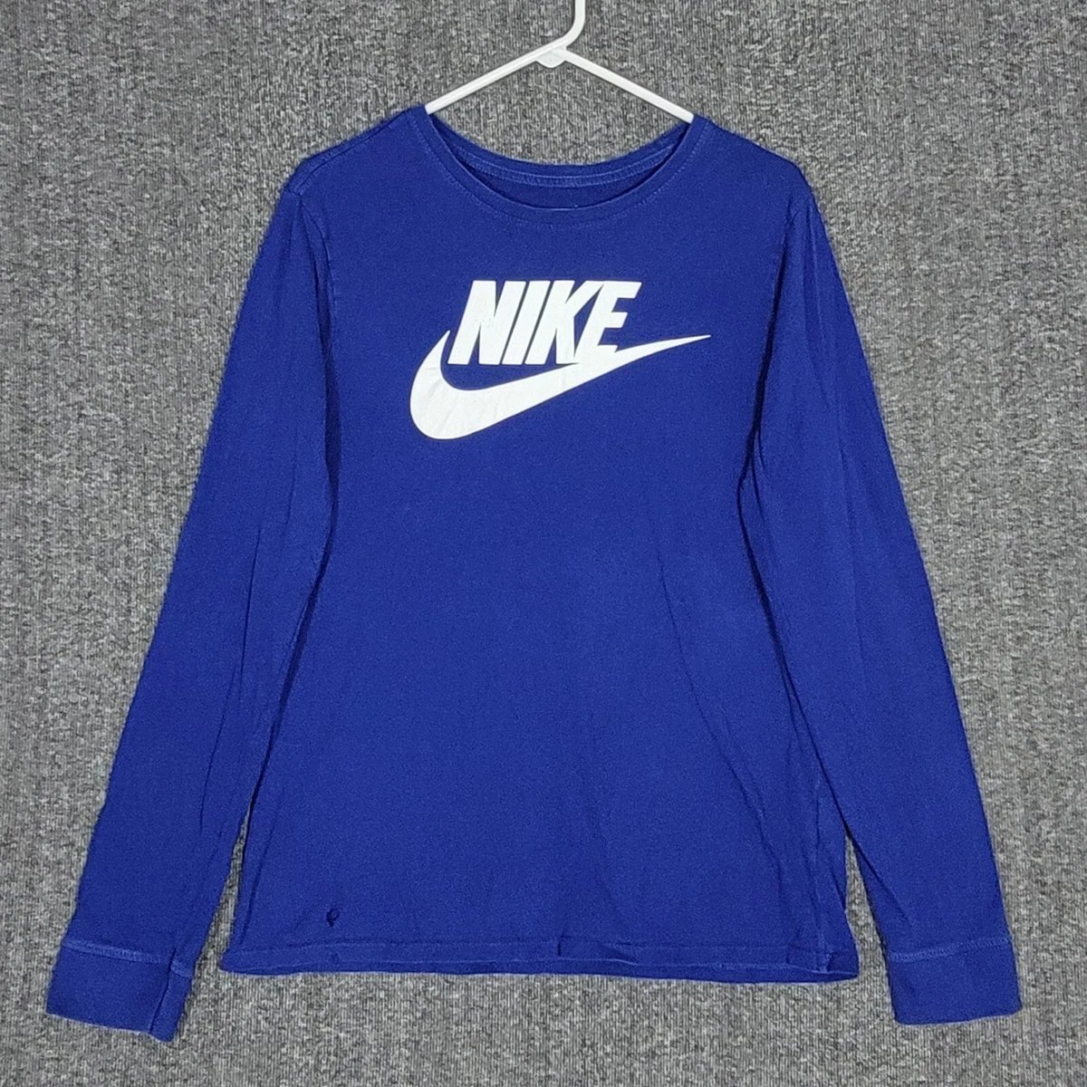 Nike Youth XL DriFit Royal Blue Long Sleeve Shirt, 41 OFF