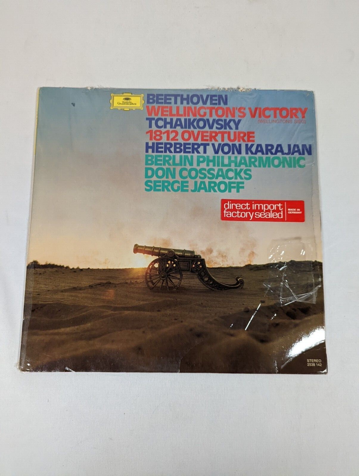 Beethoven Vinyl LP Record Wellington's Victory Deutsche Grammophon 2538 142 VG+