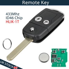 433Mhz For Honda Jazz 2012 2013 2014 2015 Remote Car Key Fob 2 Button +ID46 Chip