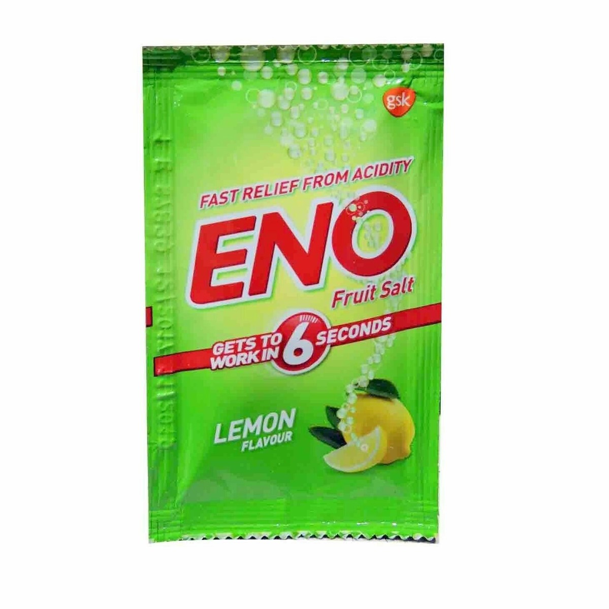8 x Eno Fruit Salt Lemon 5g 5 gram sachet antacid fast relief from