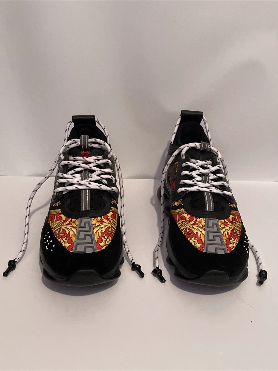 Authentic Versace Chucky Sneakers | Versace chain, Versace shoes, Pink  sneakers