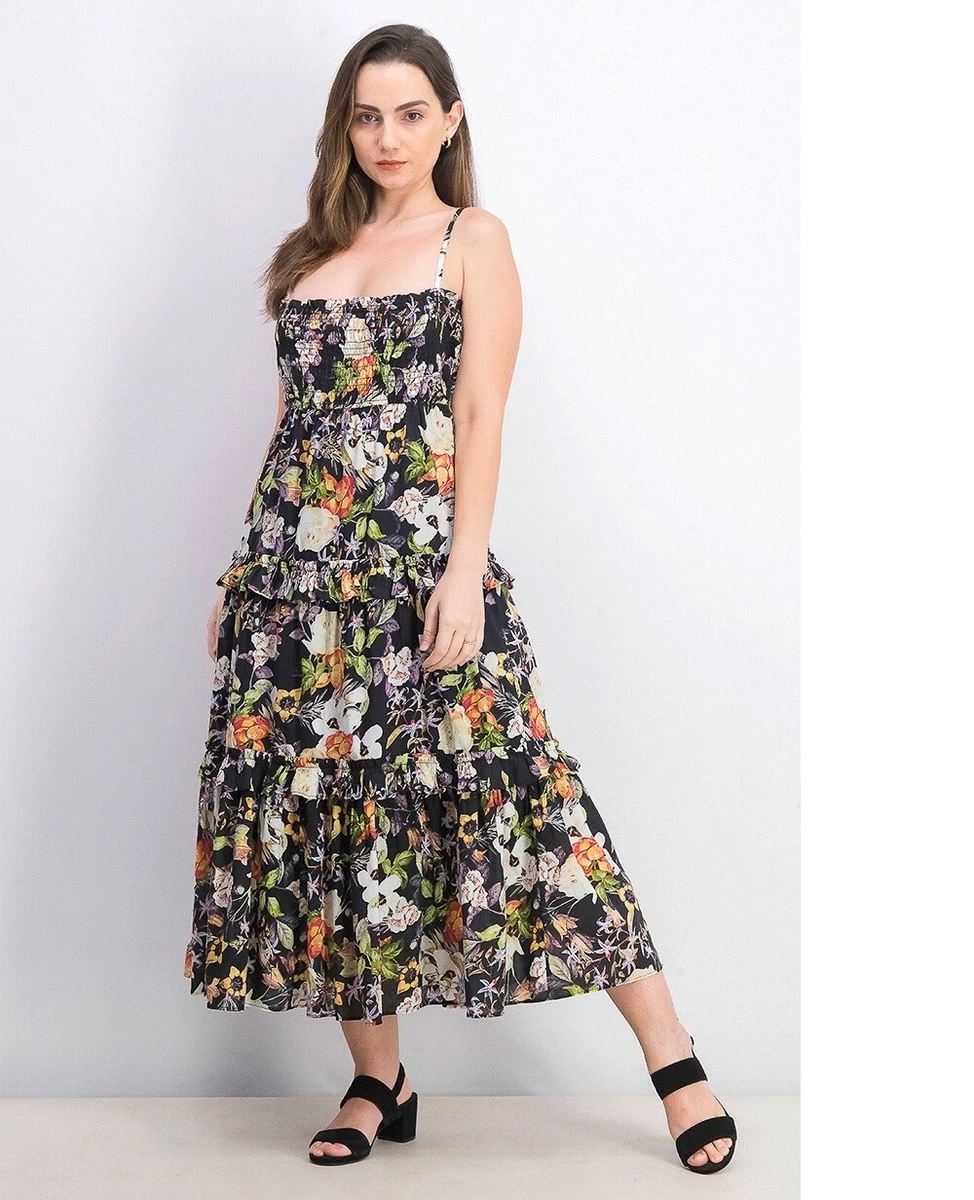 Inc floral sales print maxi dress