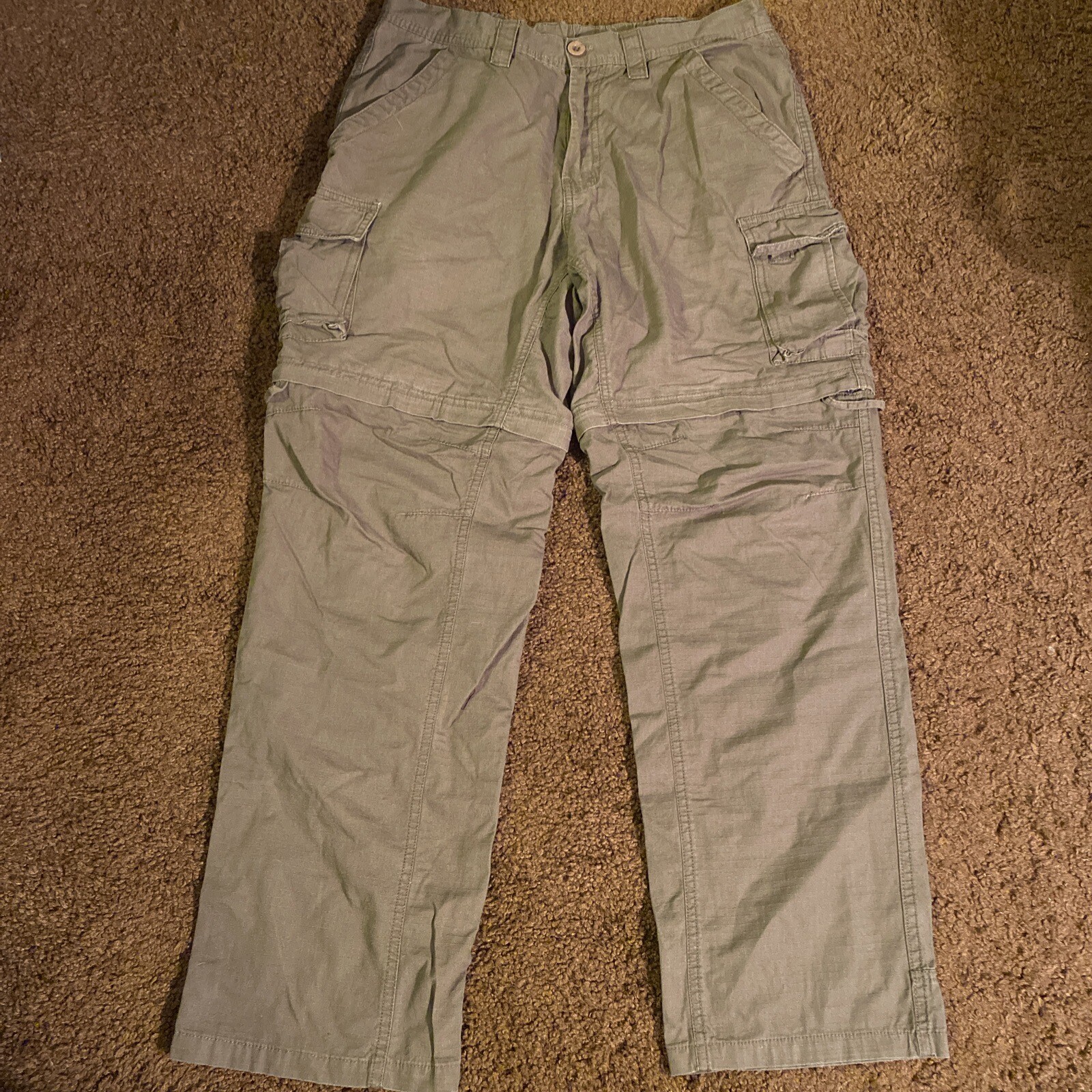 Vtg Canyon Creek Zip Off Pants Shorts Convertible Hiking Women’s Sz M