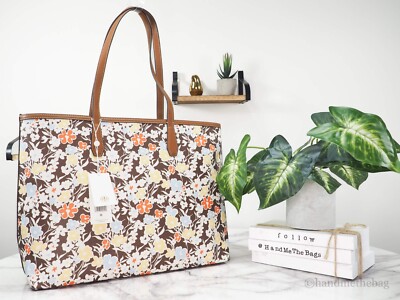 Tory Burch (88133) Kerrington Large Reverie Floral Print Canvas