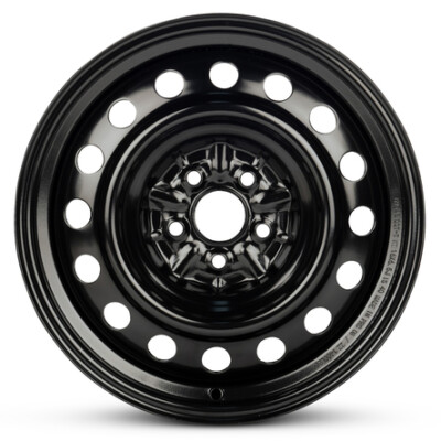 New Wheel For 2003-2008 Toyota Matrix 16 Inch Black Steel Rim