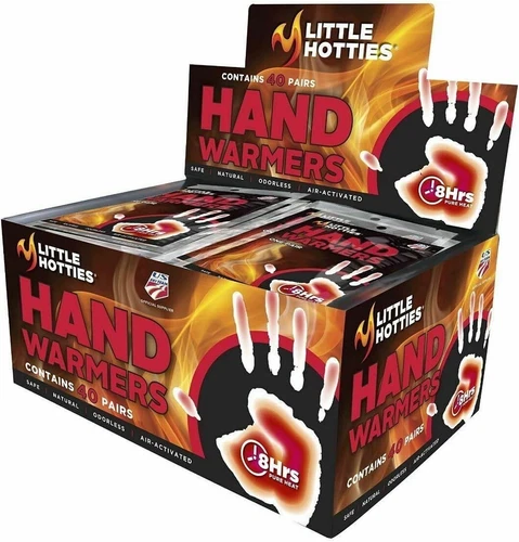 Little Hotties Hand Warmers Disposable Winter Season Bulk Pack 40 pairs