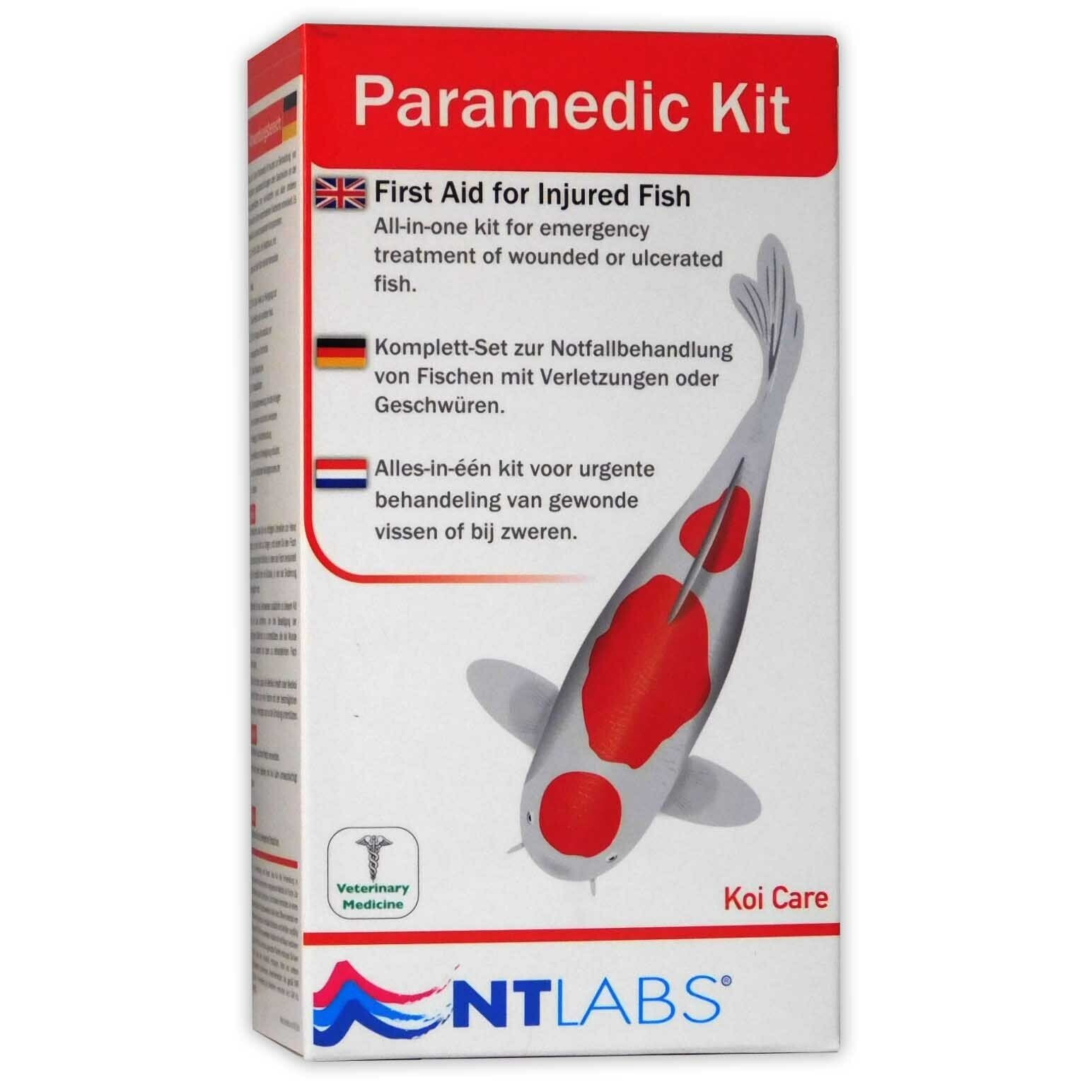 NT Labs Koi Care Paramedic Kit Fish Pond Koi Calm Ulcer Swab Wound Seal