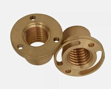 2Pcs/Set Milling Machine Tool X-Axis Brass Feed Nut For Bridgeport CNC Mill Part
