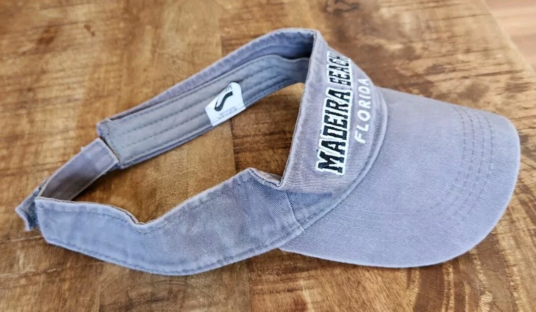 Madeira Beach Visor Strapback Adjustable Embroide… - image 4