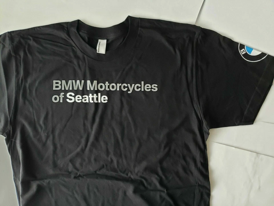 Nueva Camiseta Mediana Original Fábrica BMW MOTORCYCLES OF SEATTLE Envío Prioritario Foto 4 de 4