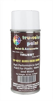 Tru-Color Gloss Oxide Brown Spray 4.5oz - Hobby and Model Enamel Paint - #4012
