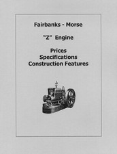 Fairbanks Morse Z Engine Prices, Specs. and Features (please read description)