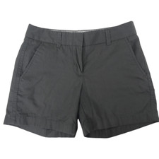 J.Crew Womens Gray Size 00 28W Chino Broken-In Shorts 100 Cotton Casual