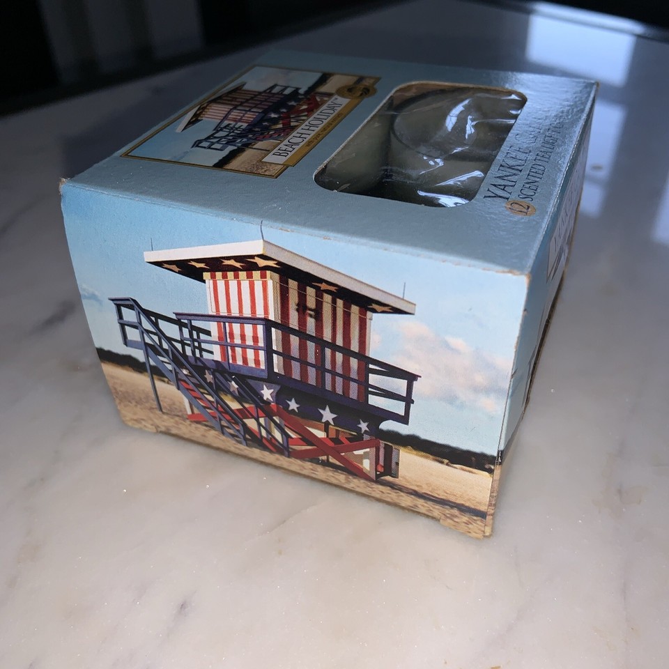 Yankee Candle Box Of 11 Fresh Scented Tea Light Candles Beach Holiday