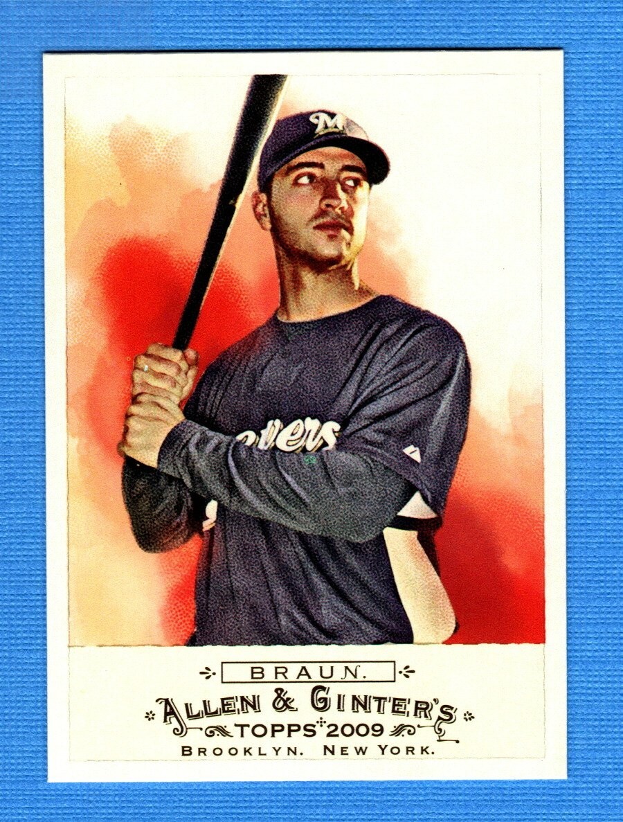 2009 Topps Allen & Ginter #205 Ryan Braun Milwaukee Brewers | eBay