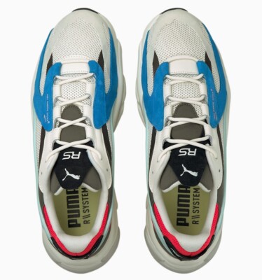 Men's PUMA RS Connect Lazer Shoes Athletic Sneaker, White Multi Size 11.5