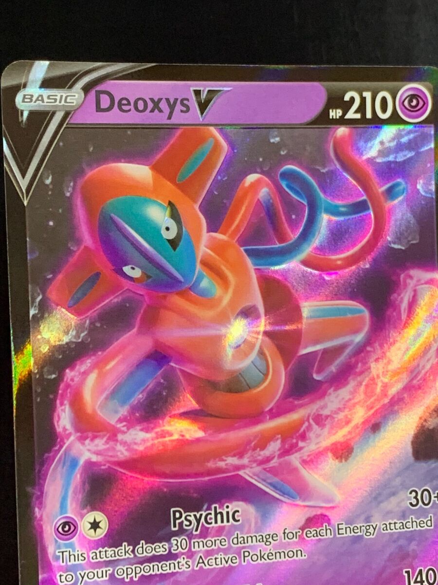 Pokémon TCG Deoxys V SWSH Black Star Promos SWSH266 Holo Promo