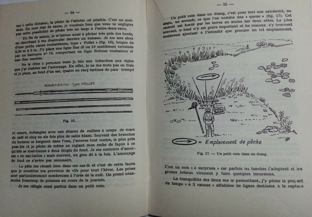 Livre Ancien : Pêches En Etang – Michel Pollet, édition Bornemann 1970, Illustré