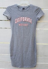 SHEIN Women's Bodycon T-Shirt Dress California West Coast Gray Size XS EUC