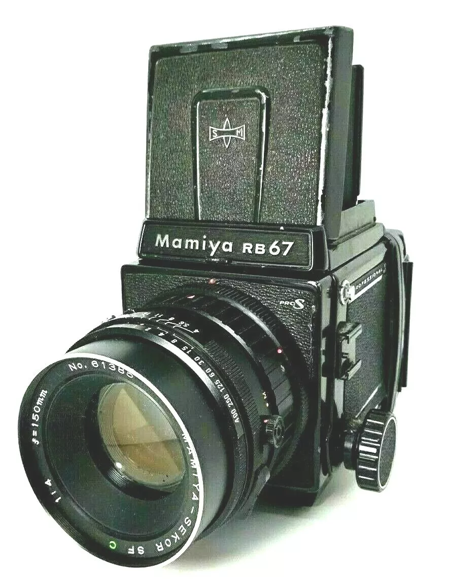Mamiya rb67 proS SLR medium format camera w/Sekor SF C 150mm f4 lens from Japan