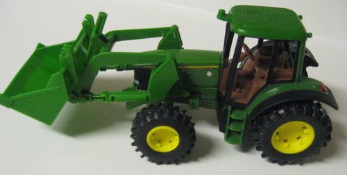 TRATTORE GIOCATTOLO JOHN DEERE CON CARICATORE - TRATTORE VINTAGE DA COLLEZIONE - #1511Q01 - Foto 1 di 4