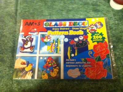*NEW* AMOS Glass Deco Pattern Book -enjoy stained glass magic over 200 patterns