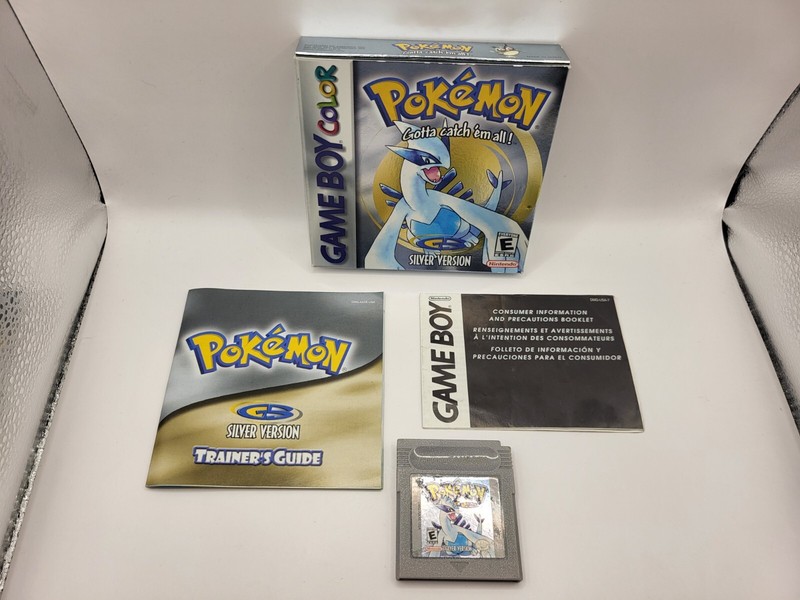 BOXED Nintendo Pokémon Silver (Game Boy Color, 2001) USA Version