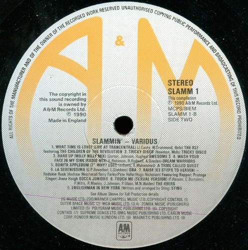 Various - Slammin' (LP, Comp) - Picture 3 of 3
