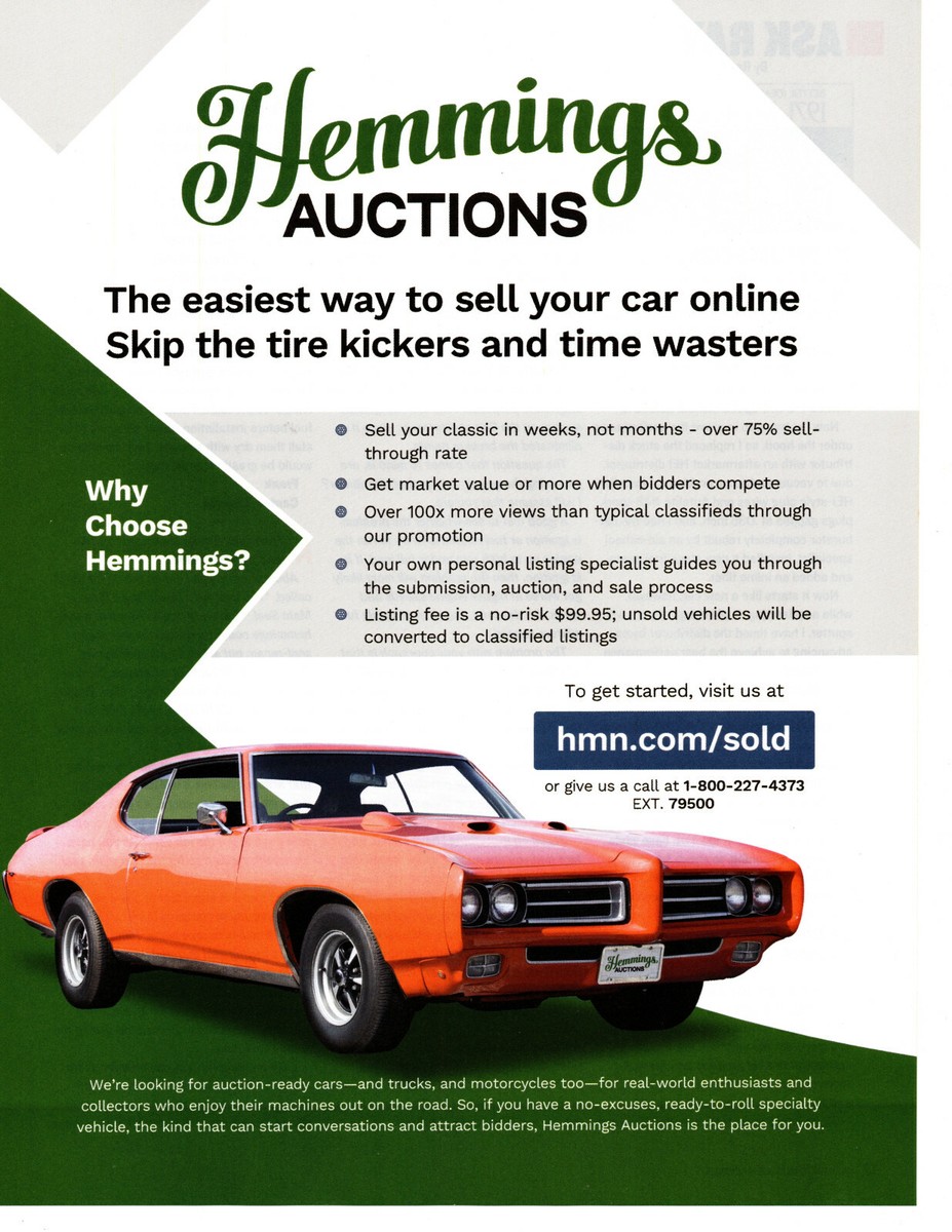1969 PONTIAC GTO ~ NICE HEMMINGS MOTOR OIL AD | eBay